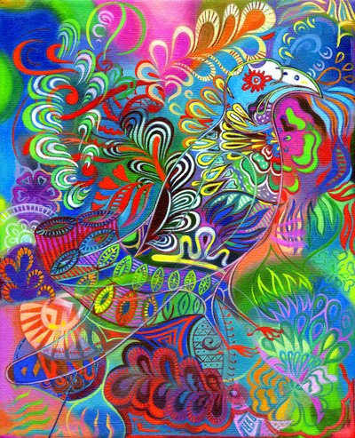 O Vogel unter den Blättern, 2011 von Jane Tattersfield